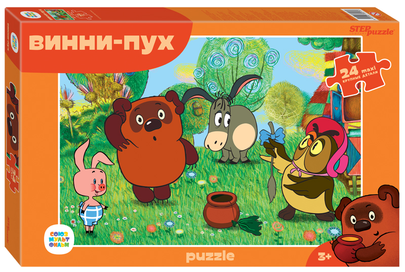 Пазл Step puzzle 24 Maxi деталей: Винни Пух (С/м)
