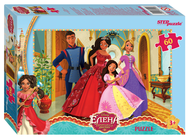 Пазл Step puzzle 60 деталей: Елена — принцесса Авалора