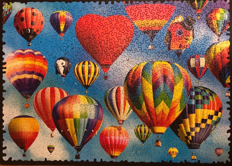 Полностью собранный «сумасшедший» пазл. Полностью собранный «сумасшедший» пазл.