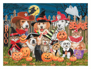 Пазл Pintoo 1200 деталей: Уильям Вандердассон. Хэллоуинские праздники