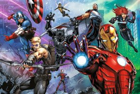 Пазл Trefl 160 деталей: Герои Марвел