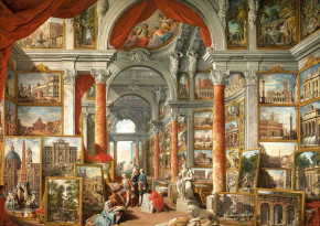 Пазл Eurographics 1000 деталей: Панини. Галерея с видами современного Рима