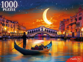 Пазл Рыжий Кот 1000 деталей: Ночная Италия