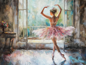 Пазл деревянный Алма 500 деталей. Самые прекрасные. Балерина