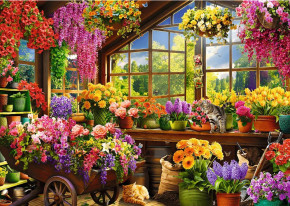 Пазл Trefl 1000 деталей: Время чая. Подготовка к весне