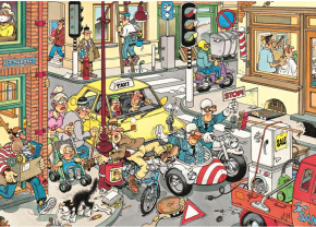 Пазл 150 деталей Jumbo Ян ван Хаастерен Затор на дороге