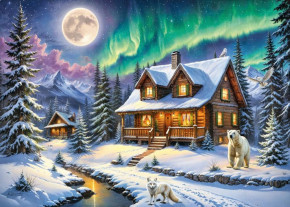 Пазл Cherry Pazzi 1000 деталей: Северное сияние