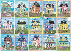 Пазл Cobble Hill 1000 деталей: Приморские коттеджи