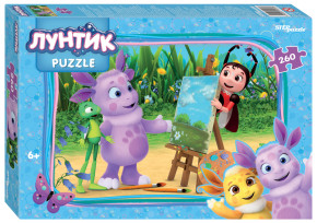 Пазл Step puzzle 260 деталей: Лунтик