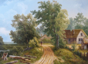 Пазл Nova 1000 деталей: Обычный день на деревенской дороге