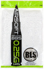 Шары для страйкбола BLS, диаметр 6 мм, вес 0,25 г/4000 шт, белые