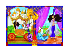 Пазл Castorland 500 деталей: Сказка о золотом петушке