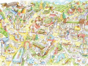 Пазл Pintoo 1200 деталей: Студия Pei+Pei. Город Кроликов