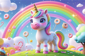 Пазл Trefl 60 деталей: Конфетный мир