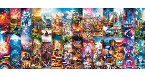 Пазл Trefl 21000 деталей: Хроники Земли. От сотворения мира к будущему