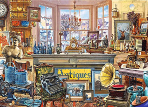 Пазл деревянный Trefl 1000 деталей: Антикварный магазин
