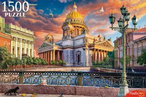 Пазл Рыжий Кот 1500 деталей: Вид на Исаакиевский собор