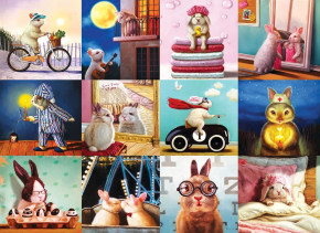 Пазл Eurographics 1000 деталей: Смешные кролики