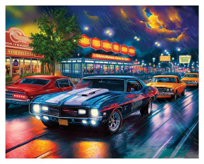 Пазл Pintoo 2000 деталей: Бигелоу. Дождь на бульваре