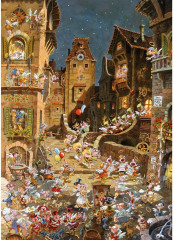 Пазл Heye 1000 деталей: Романтический город ночью