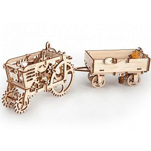 Сборная модель Прицеп к трактору (Ugears)