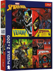 Пазл Trefl 2х200 деталей: Человек-паук днем и ночью