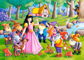 Пазл Castorland 60 деталей: Белоснежка и 7 гномов - 2