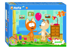 Пазл Step puzzle 35 деталей: Котэ