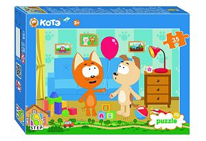 Пазл Step puzzle 35 деталей: Котэ