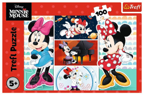 Пазл Trefl 100 деталей: Минни Маус. Забавная Минни