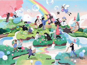 Пазл Pintoo 1200 деталей: Дэми Ву. Мир пазлов