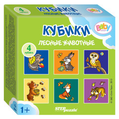 Кубики для малышей Step Puzzle: Лесные животные