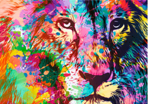 Пазл Trefl 1000 деталей: Красочный лев