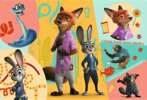 Пазл Trefl 160 деталей: Вместе в Зверополисе, Zootopia 2