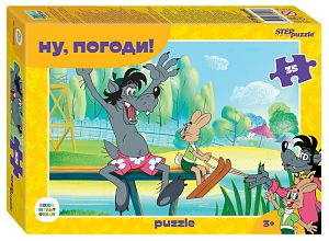 Пазл Step puzzle  35 деталей: Ну, погоди!