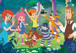 Пазл Step puzzle 360 деталей: Простоквашино. Продолжение