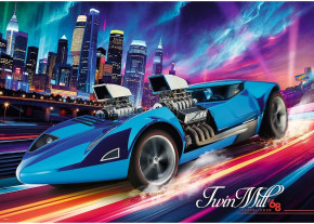 Пазл Trefl 1000 деталей: Hot Wheels. Twin Mill