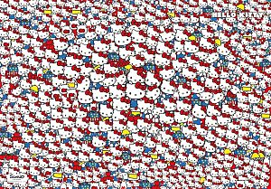 Пазл Clementoni 1000 деталей: Hello Kitty 3