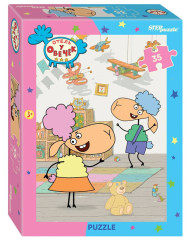 Пазл Step puzzle 35 деталей: Отель у Овечек
