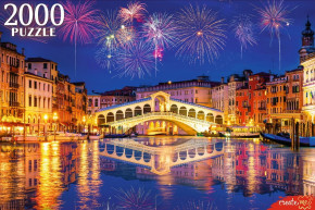 Пазл Рыжий Кот 2000 деталей: Салют в Венеции