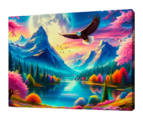 Картина по номерам на подрамнике Рыжий Кот: Красочный вид