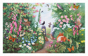 Пазл Pintoo 1000 деталей: Энн Сирл. Цветочная изгородь