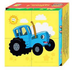 Кубики для малышей Step Puzzle: Синий трактор