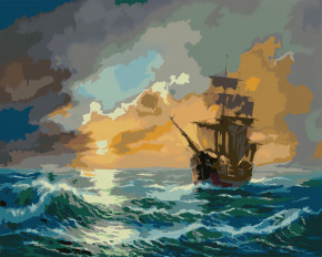 Картина по номерам Jazzle: Навстречу приключениям