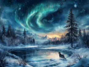 Пазл деревянный Алма 500 деталей Волшебство природы. Житель Севера