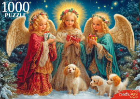 Пазл Рыжий Кот 1000 деталей: Сочельник