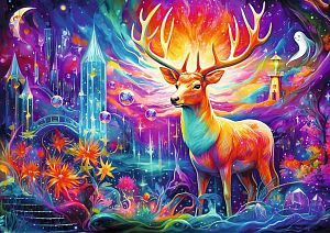 Пазл Trefl 1000 деталей: DreamScapes. Мистический олень