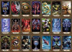 Пазл Cobble Hill 1000 деталей: Оракул Драконов