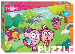 Пазл Step puzzle 260 деталей: Смешарики (Мармелад Медиа)