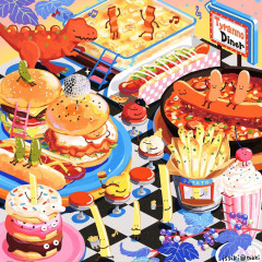 Пазл Pintoo 900 деталей: Иссики Тоаки. Искрящийся ужин